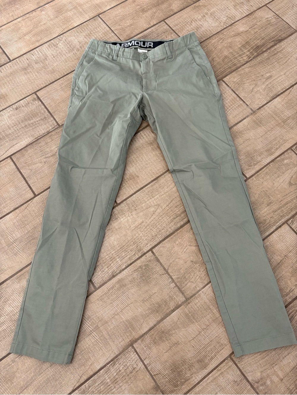 Under Armour Men's Olive Green Performance Chinos Golf Pants 36x36